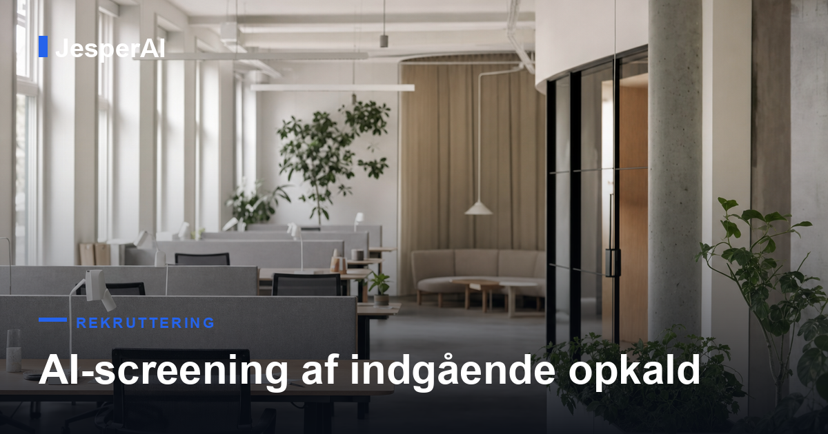 AI-screening af indgående opkald: filtrér spam og koldt salg
