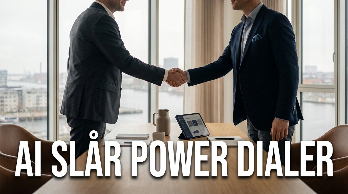 Power Dialer i 2026: Er det Stadig Relevant Når AI Kan Booke Møder Automatisk?